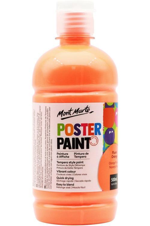 MM Poster Boyası 500ml - Fluoro Orange