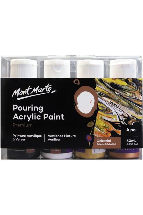 MM Dökme Akrilik Boya Seti Premium 4pc x 60ml  - Celestial