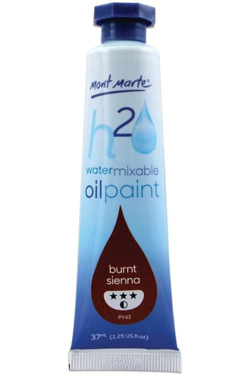 MM Suyla Karıştırılabilir Yağlı Boya 37ml - Burnt Sienna