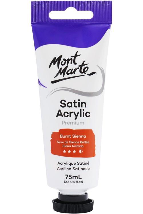 MM Premium Saten Akrilik 75ml - Burnt Sienna