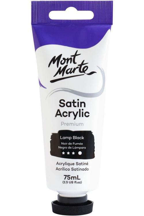 MM Premium Saten Akrilik 75ml - Lamp Black