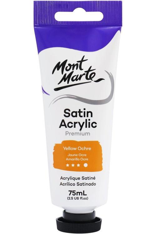 MM Premium Saten Akrilik 75ml - Yellow Ochre