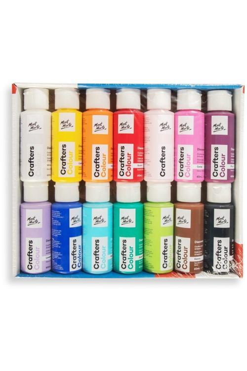 MM Crafters Renkli Boya Seti Discovery 14x 60ml