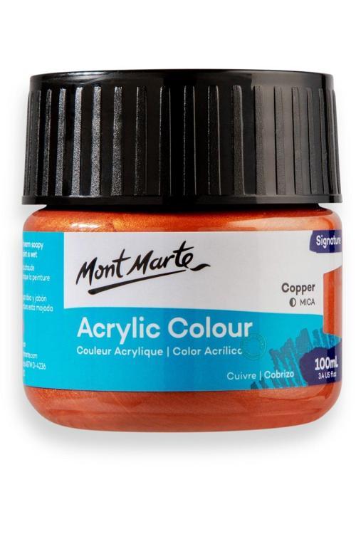 MM Akrilik Renkli Boya Signature 100ml - Copper