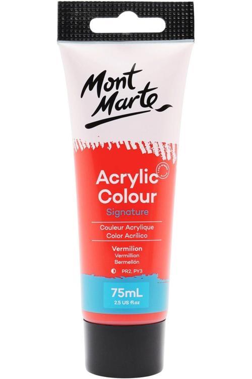 MM Akrilik Renkli Boya Signature 75ml - Vermilion