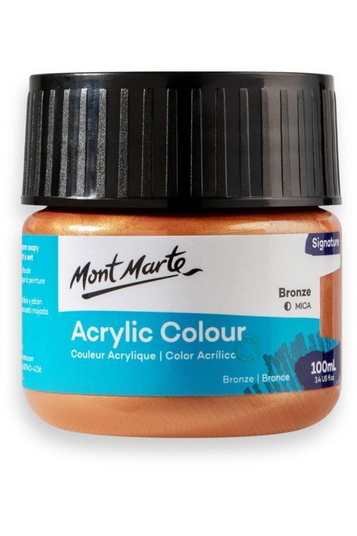 MM Akrilik Renkli Boya Signature 100ml - Bronze