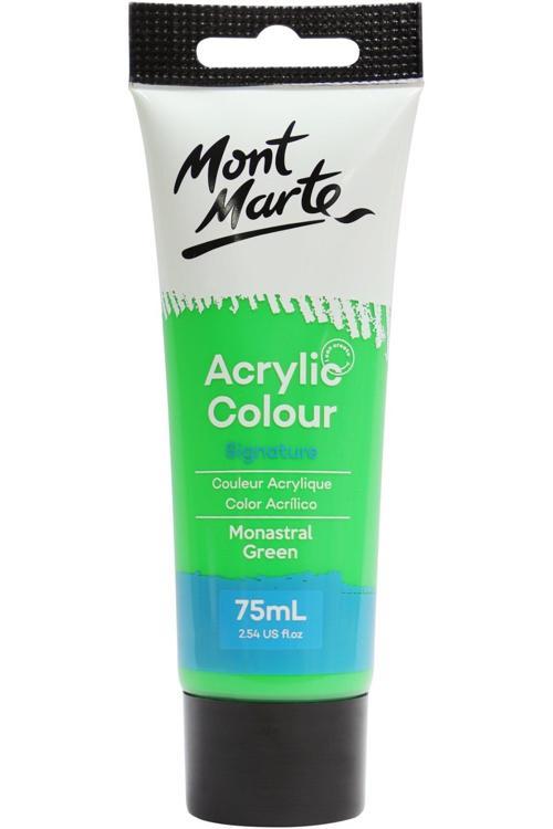 MM Akrilik Renkli Boya Signature 75ml - Monastral Green