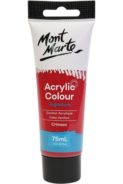 MM Akrilik Renkli Boya Signature 75ml - Crimson