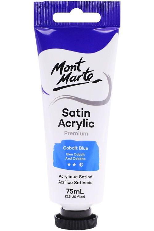 MM Premium Saten Akrilik 75ml - Cobalt Blue