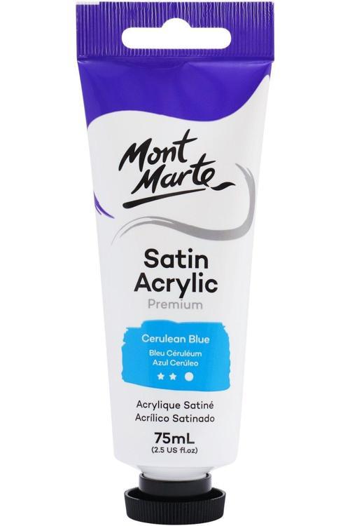 MM Premium Saten Akrilik 75ml - Cerulean Blue