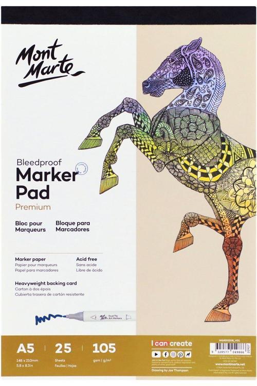 MM Sızdırmaz İşaretleme Pedi 105gsm A5 25 Yaprak