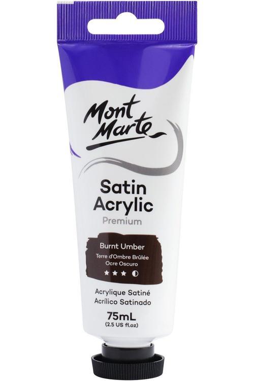 MM Premium Saten Akrilik 75ml - Burnt Umber