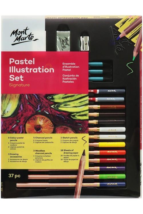 MM Renkli Pastel İllüstrasyon Seti 37 Parça