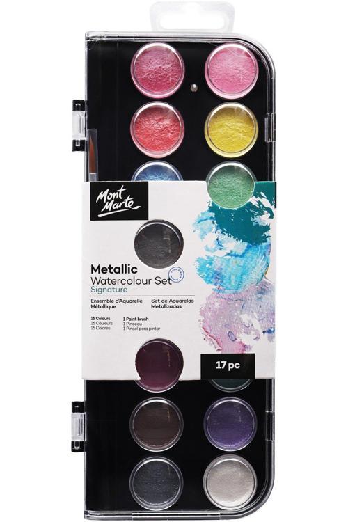 MM Metalik Suluboya Pasta Seti 17li- Signature