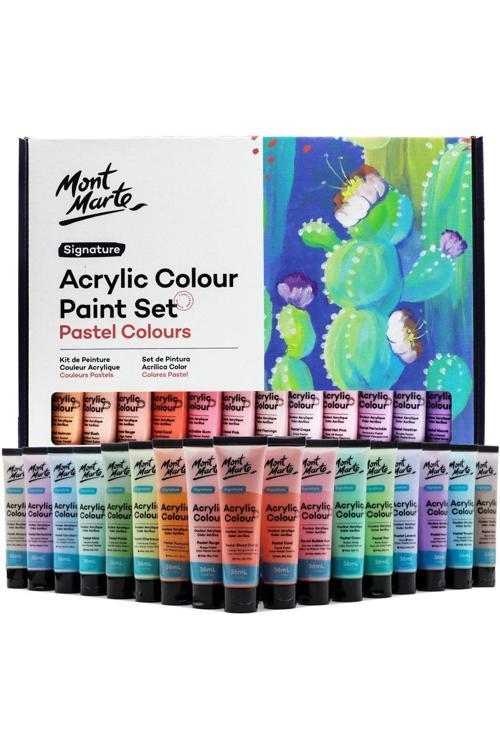 MM Akrilik Renkli Pastel Boya Seti 48 x 36ml- Signature