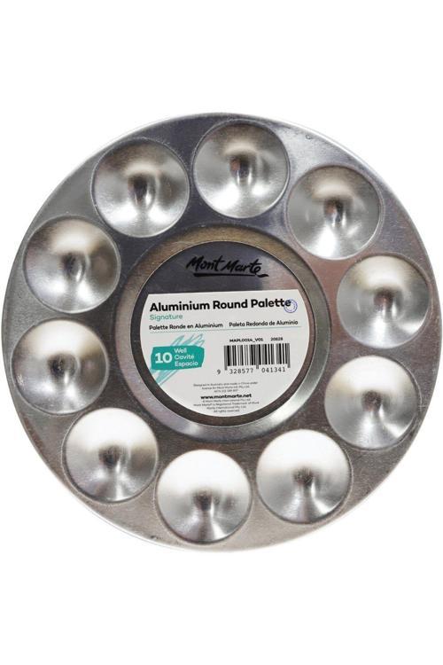 MM Alüminyum Yuvarlak Palet 10 Gözlü