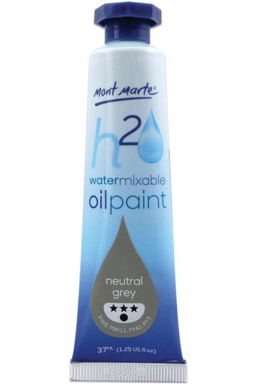 MM Suyla Karıştırılabilir Yağlı Boya 37ml - Neutral Grey