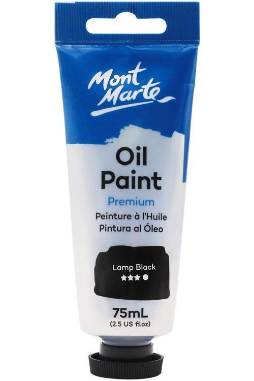 MM Premium Yağlı Boya 75ml - Lamp Black