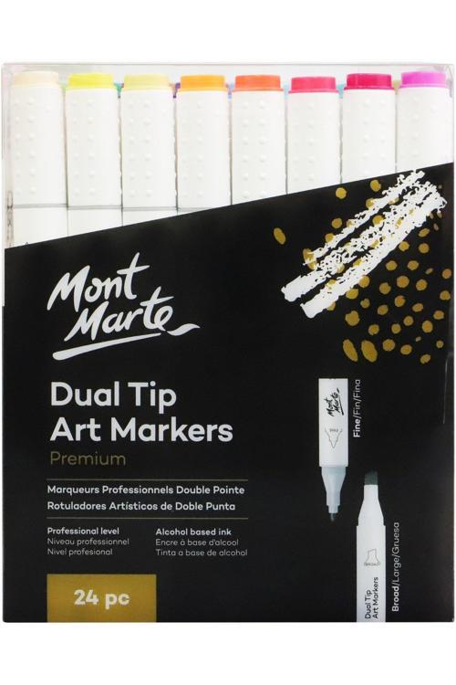 MM Premium Çift Uçlu Art Markerleri 24'lü