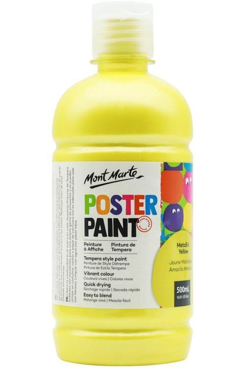 MM Poster Boyası 500ml - Metallic Yellow