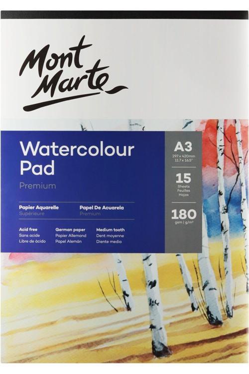 MM Suluboya Pedi Alman Kağıdı Premium A3 180gr 15 Sayfa