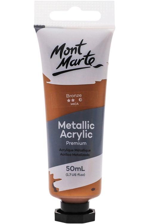 MM Premium Metalik Akrilik Boya 50ml - Bronz