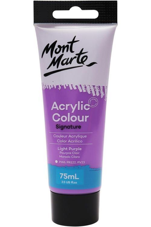 MM Akrilik Renkli Boya Signature 75ml - Light Purple