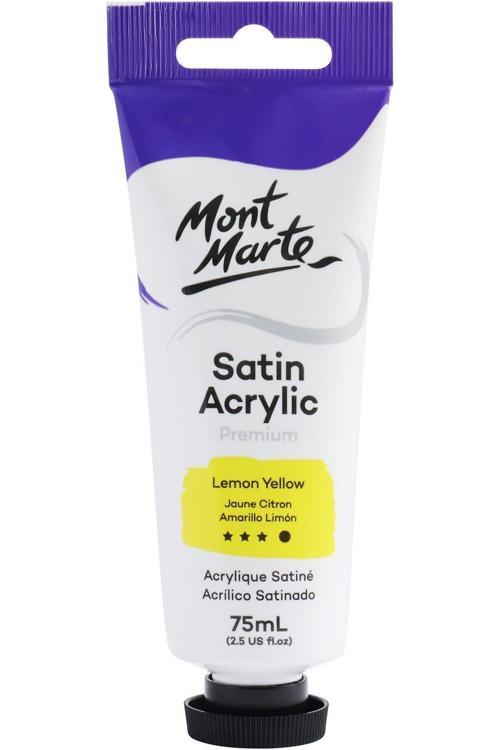 MM Premium Saten Akrilik 75ml - Lemon Yellow