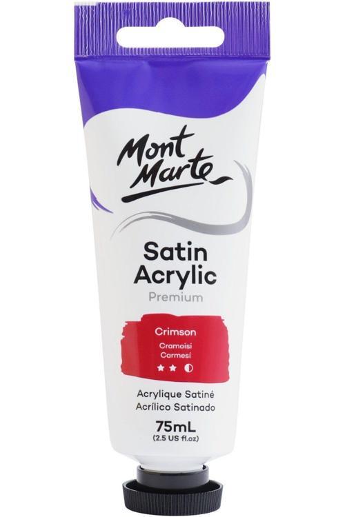 MM Premium Saten Akrilik 75ml - Crimson