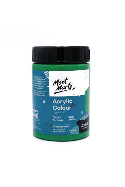 MM Akrilik Renkli Boya Signature 300ml - Monastral Green
