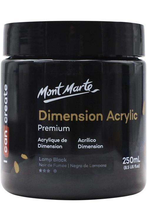 MM Premium Dimension Akrilik 250ml - Lamp Black