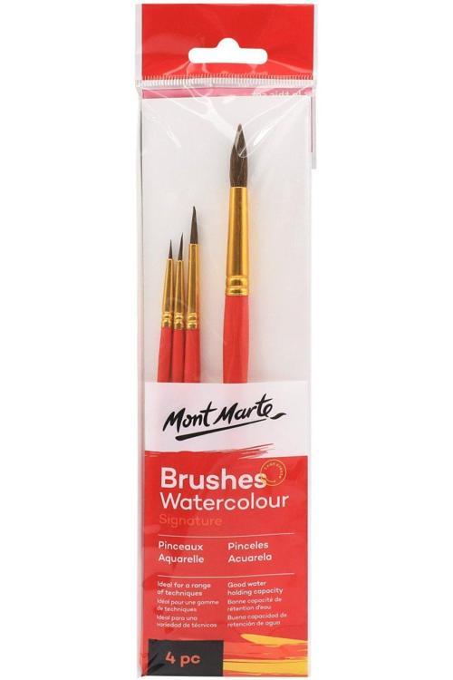 MM Gallery Serisi Fırça Seti Suluboya 4'lü Signature