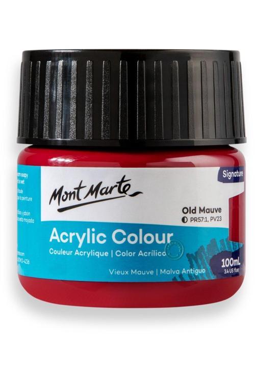 MM Akrilik Renkli Boya Signature 100ml - Old Mauve