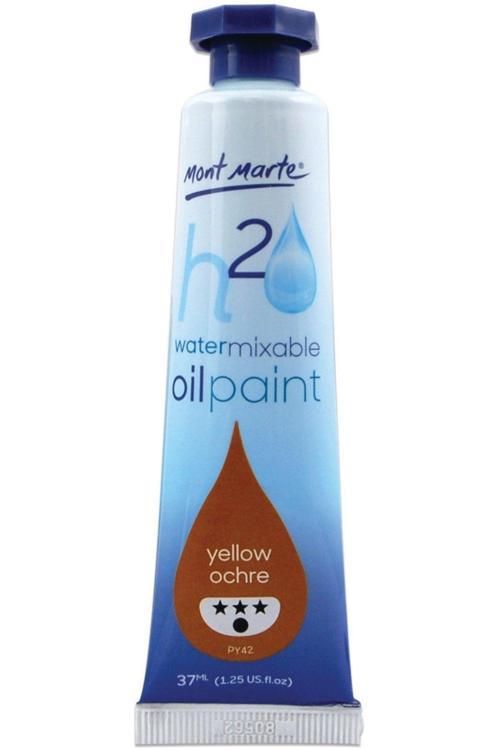 MM Suyla Karıştırılabilir Yağlı Boya 37ml - Yellow Ochre
