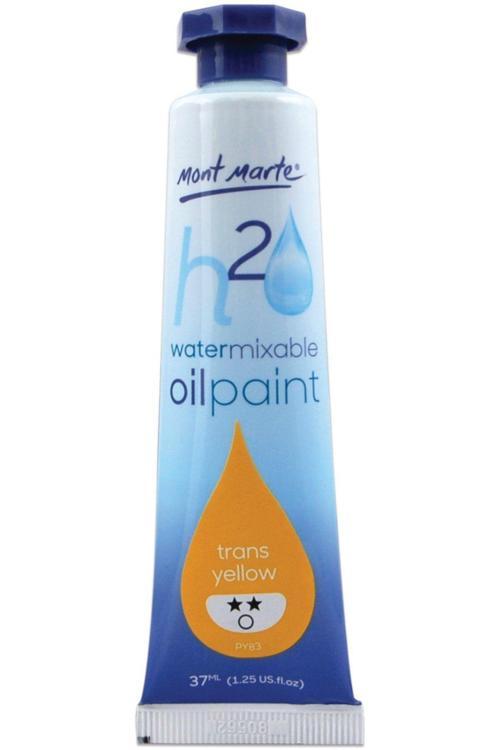 MM Suyla Karıştırılabilir Yağlı Boya 37ml - Trans Yellow