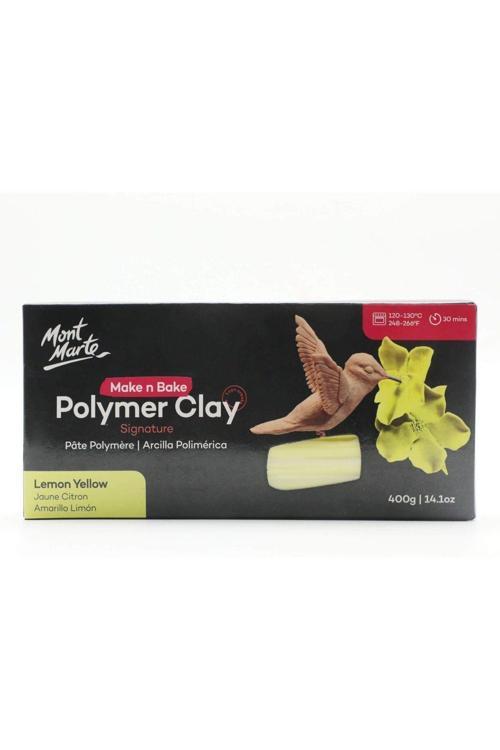 MM Make n Bake Polimer Kil Signature 400g - Lemon Yellow