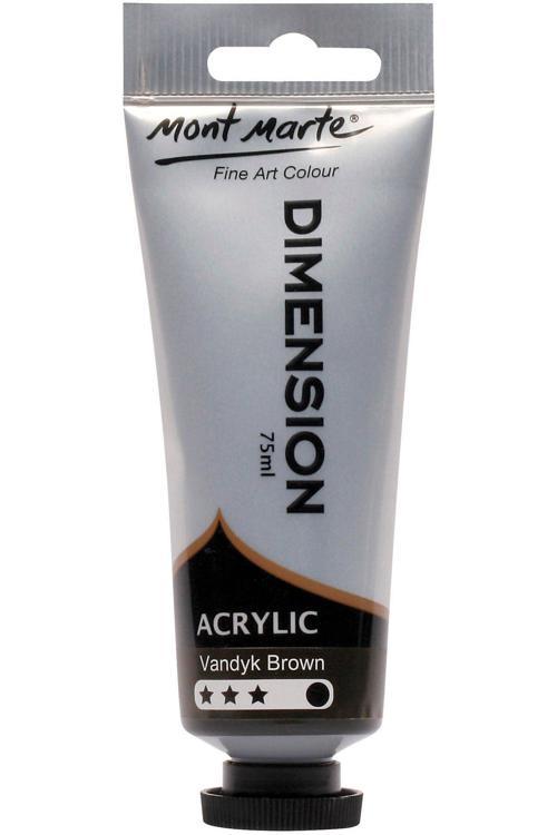 MM Premium Dimension Akrilik 75ml - Van Dyke Brown