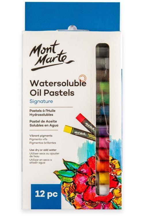 MM Suda Çözünür Yağlı Pastel 12'li Signature