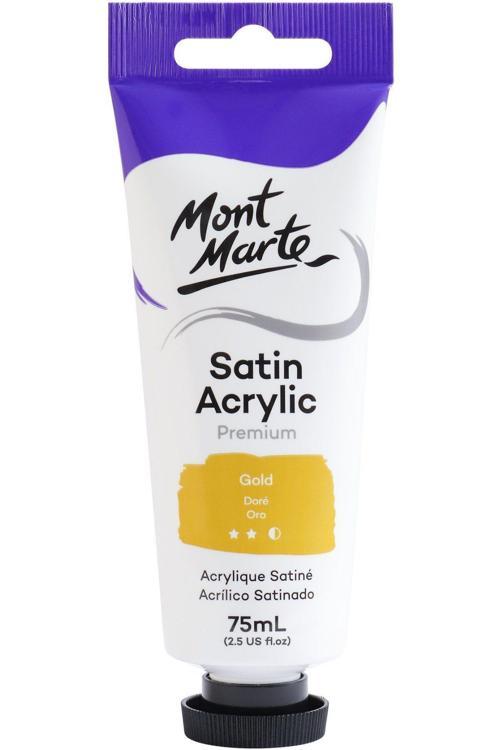 MM Premium Saten Akrilik 75ml - Gold