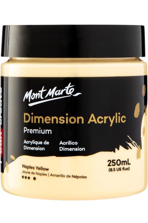 MM Premium Dimension Akrilik 250ml - Naples Yellow