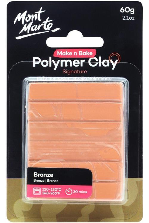 MM Make n Bake Polimer Kil Signature 60g - Bronze