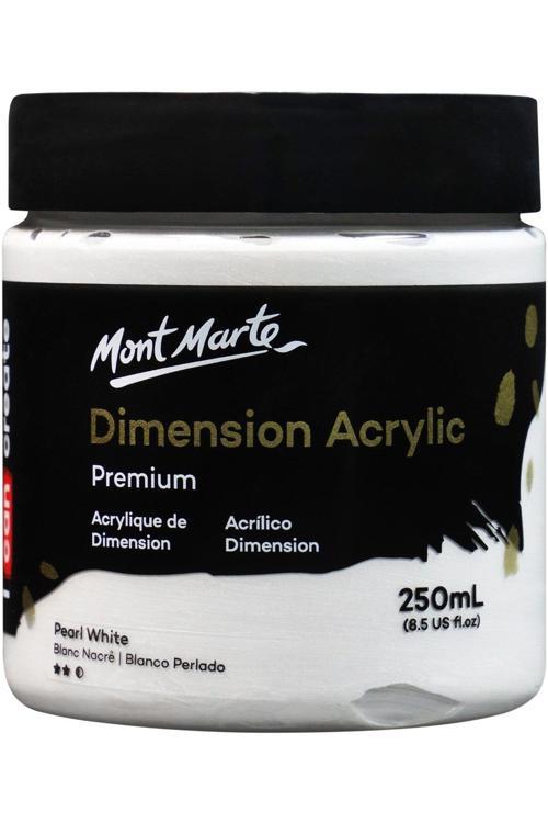 MM Premium Dimension Akrilik 250ml - Pearl White