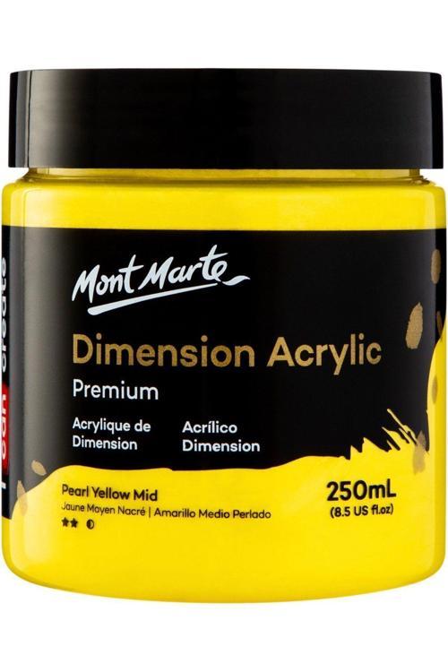MM Premium Dimension Akrilik 250ml - Pearl Yellow Mid