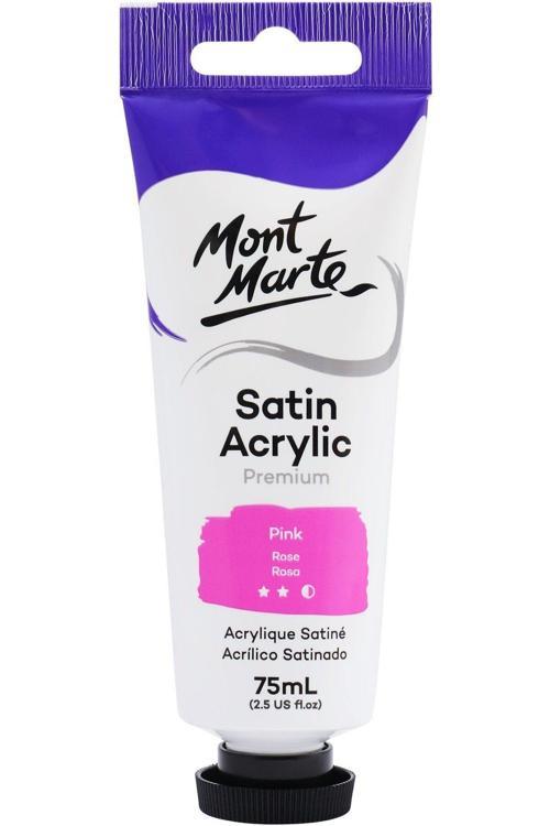 MM Premium Saten Akrilik 75ml - Pink