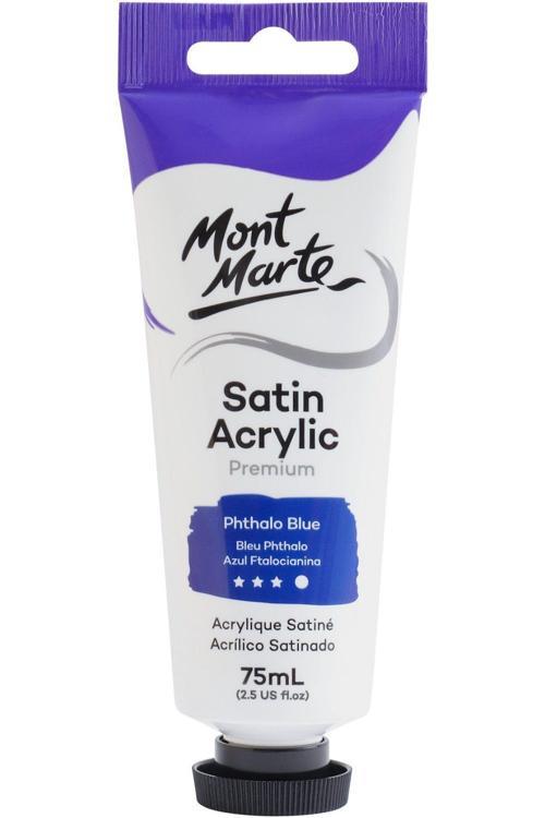 MM Premium Saten Akrilik 75ml - Phthalo Blue