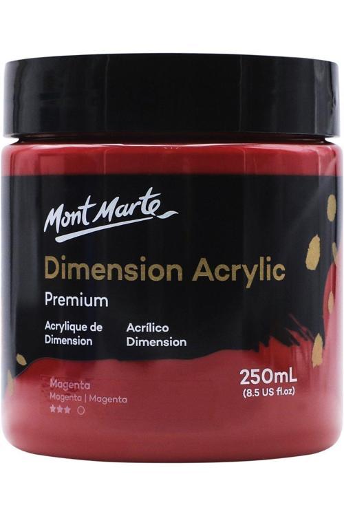 MM Premium Dimension Akrilik 250ml - Macenta