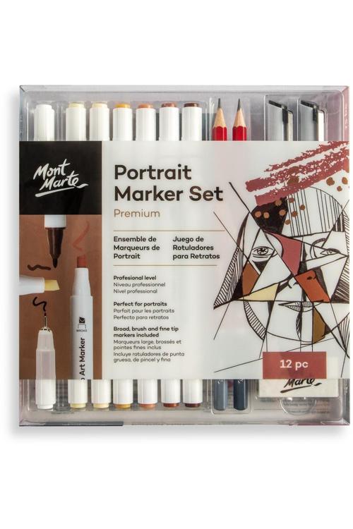 MM Portre Alkol Kalemi Seti 12 parça