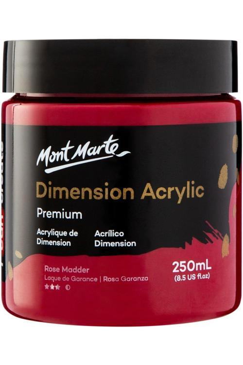 MM Premium Dimension Akrilik 250ml - Rose Madder