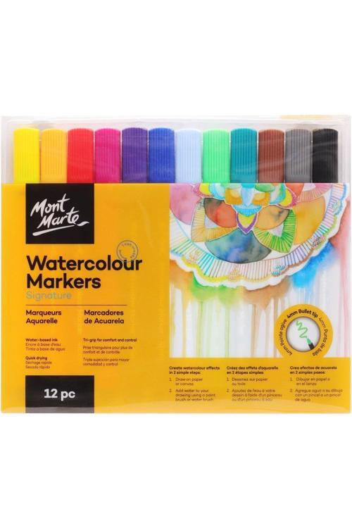 MM Suluboya Marker Set 12'li Tri Signature