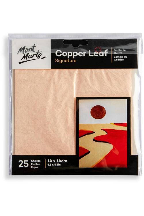 MM Bakır Yaprak 14x14 cm 25 Yaprak